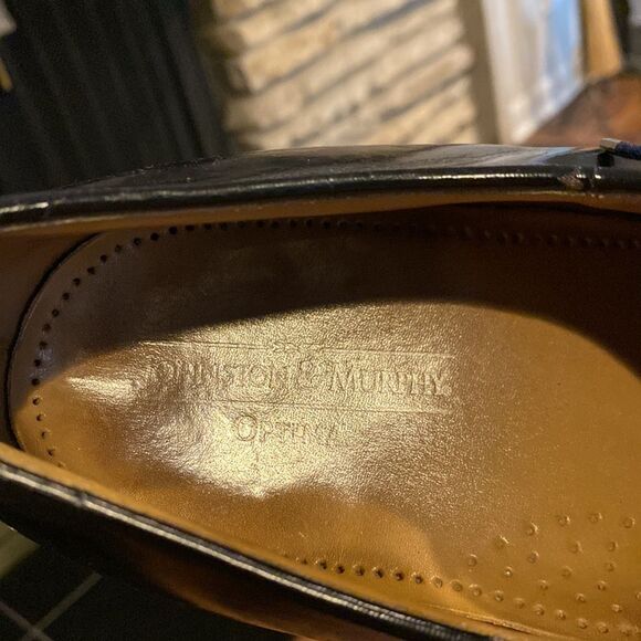 Johnston and Murphy Optima Men’s 11.5 Formal Loafers Laced - Picture 7 of 8